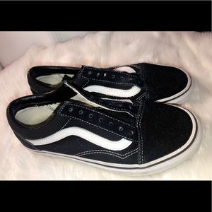 Vans black shoes